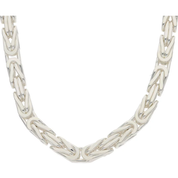 JuwelmaLux King's Chain Necklace - Silver