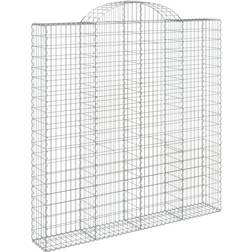 vidaXL Arched Gabion Basket 10-pack 200x220cm