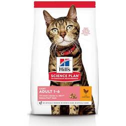 Hill's Science Plan Adult Light with Chicken Dry Cat Food 10kg