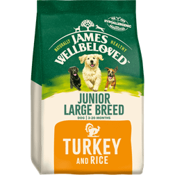 James Wellbeloved Junior Large Breed Turkey & Rice Dry Food 15kg