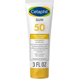 Cetaphil Sheer Mineral Sunscreen Broad Spectrum SPF50 3fl oz