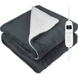 Dmd Electric Sherpa Fleece Blanket