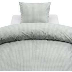 Borganäs Birger Flanell Påslakan Grön (210x150cm)