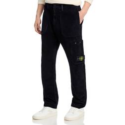 Stone Island Corduroy 800 Trousers - Navy Blue