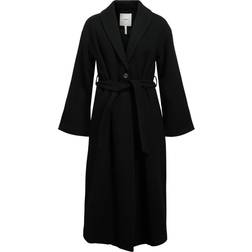 Object Pisa Long Coat - Black