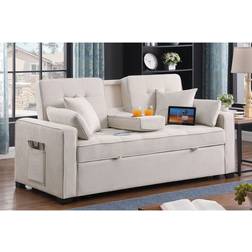 Lilola Home Cody II Beige Sofa 69.5" 2 Seater