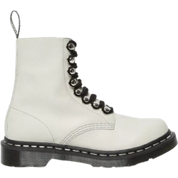 Dr. Martens 1460 Pascal Hardware Virginia Leather Ankle Boots - White