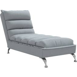 vidaXL 379468 Light Grey Loungestuhl 74cm