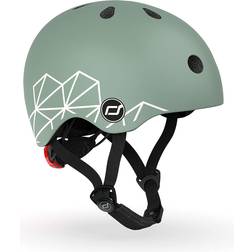 Scoot and Ride Bicycle Helmet Green Lines