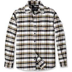 Carhartt Rugged Flex Flannel Plaid Shirt - Wit/Zwart/Geel
