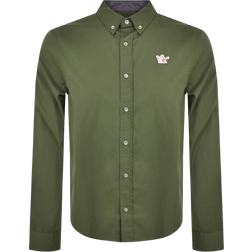 True Religion Buddha Patch Long Sleeve Shirt - Green