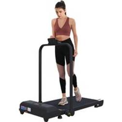 Homcom 2.5HP Folding Treadmill Walking Pad with Remote Control, 1-10KM/H Black One Size