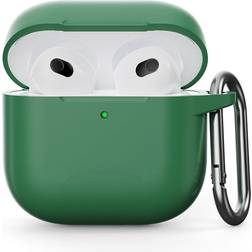 INCOVER Airpods 4 Silikone Cover Grøn