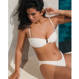 Understatement Bandeau Bikini Top - Cream