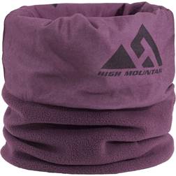 High Mountain Multiscarf Med Fleece - Plommon