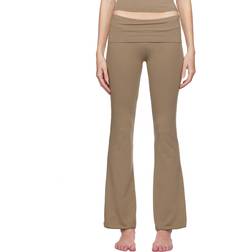 SKIMS Jersey Foldover Lounge Pants - Truffle