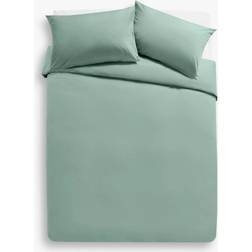 John Lewis & Partners Pure Cotton Bedding Duvet Cover Green (200x200cm)