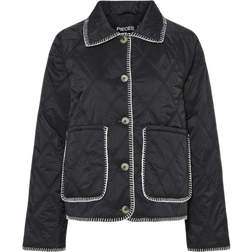 Pieces Naima Quilted Jacket - Black