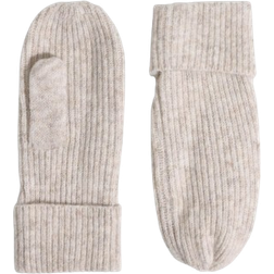 Pieces Moella Mittens - Whitecap Gray Melange