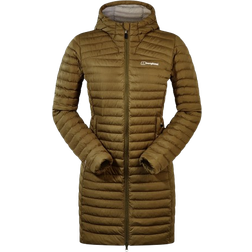 Berghaus Nula Micro Long Jacket Braun,Golden Frau