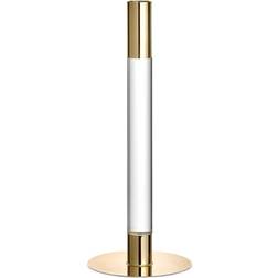 Orrefors Lumiere Gold Candlestick 10.4"