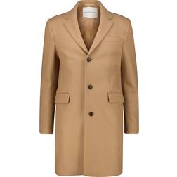 Gant Classic Wool Coat - Mustard Beige