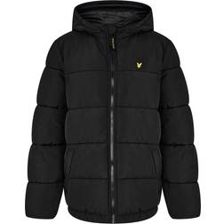 Lyle & Scott Winterjas Puffer Met Capuchon Zwart