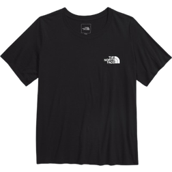 The North Face Women’s Short Sleeve Box NSE Tee Plus Size - TNF Black/TNF White