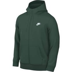 Nike Sportswear Club Fleece Men's Full Zip Hoodie - Fir/White