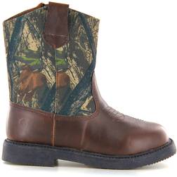 Northside Boy's Partner Western Boots - Brown Dark/Brown