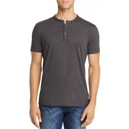 John Varvatos Men's Star USA Jersey Henley - Charcoal