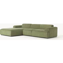 Westwing Collection Melva Olive Green Soffa 319cm 4-sits