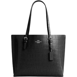 Coach Mollie Tote Bag - Novelty Leather/Silver/Black