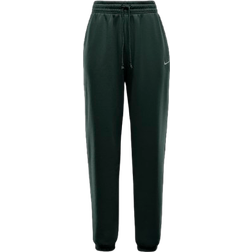 Nike Women's Sportswear Phoenix Fleece High Waisted Oversized Tracksuit Bottoms - Vintage Green/Sail