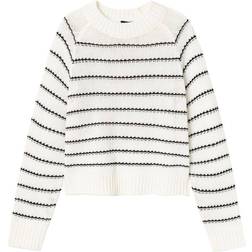 LMTD Nagilo Knitted Pullover - White Alyssum (13234625)