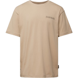 Napapijri Albula Back Logo T-Shirt - Beige