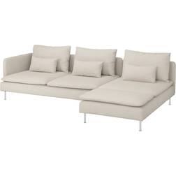 IKEA Soderhamn 4 Seat Beige Soffa 285cm 4-sits