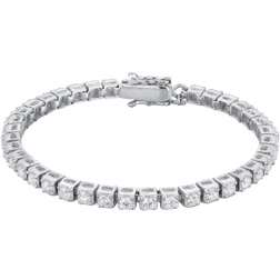 Kuzzoi Tennis Bracelet - Silver/Transparent