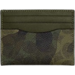 Coach Slim Id Card Case In Signature Camo Print - Dark Shamrock Multi