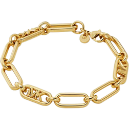 Michael Kors Precious Empire Logo Chain Link Bracelet - Gold