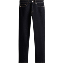 H&M Straight Regular Jeans - Dark Blue