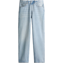 H&M Men Loose Jeans - Light Denim Blue