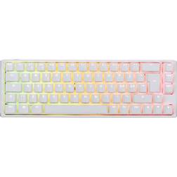 Ducky DKON2167ST ONE 3 SF Pure White RGB Cherry MX Blue Hotswap Keyboard (Nordic)