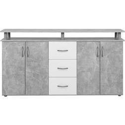 Mega Nevada Concrete Grey Sideboard 155x84cm