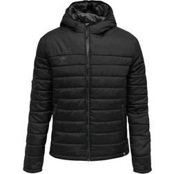 Hummel Men's North Quilted Hood Jacket - Black/Asphalt