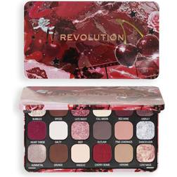 Makeup Revolution Forever Flawless Eyeshadow Palette Cherry Rebel Red