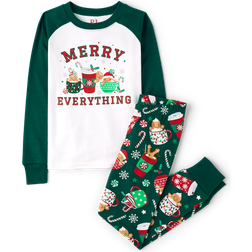 The Children's Place Kid's Matching Family Hot Cocoa Mugs Snug Fit Cotton Pajamas - Spruceshad (3049848-698)