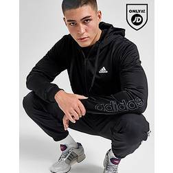 adidas Poly Linear Full Zip Hoodie - Black