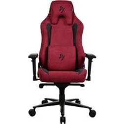 Arozzi Vernazza Supersoft Fabric Gaming Chair Bordeaux, Red