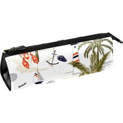 Lobster Shell Anchor Four Palm Tree Pencil Case